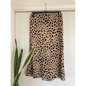 Rachel Zoe Leopard Maxi Skirt